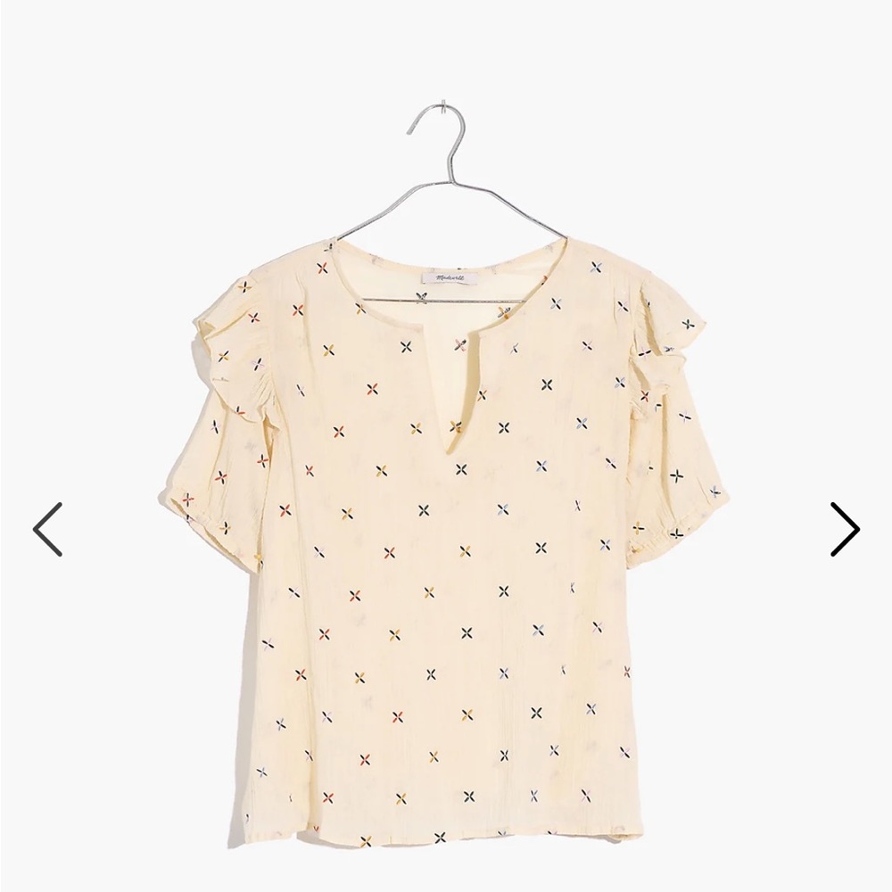 Madewell Embroidered Gazebo Top